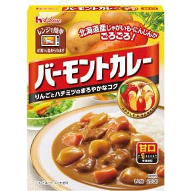 ハウス レトルトバーモント カレー 甘口 200g×10入