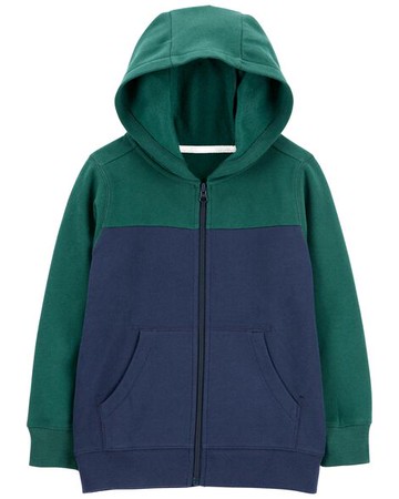 Kid Zip-Up Fleece Hoodie