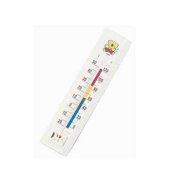 【 徠福 】教學用溫度計(21X5cm塑膠) / 支 NO.2471