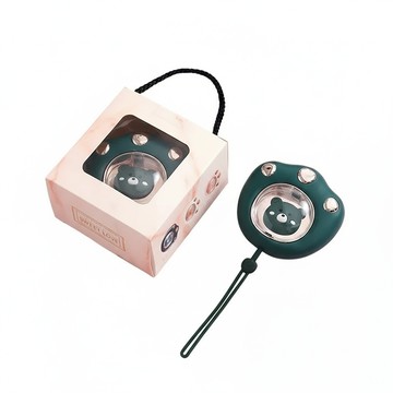 萌趣貓爪可愛暖手寶（恆溫速熱暖暖包 手握式便攜暖手蛋 禮盒裝）綠色禮盒裝