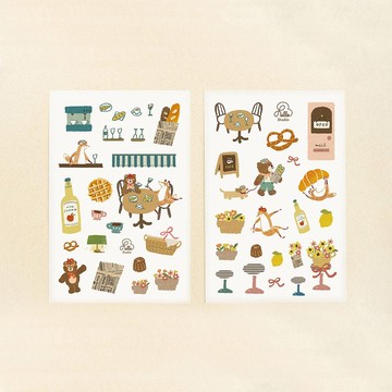 歐洲小鎮 | 轉印貼紙兩入組