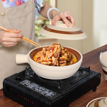 廣式啫啫煲砂鍋商用煲仔飯專用鍋耐高溫干燒不裂單柄傳統老式土鍋