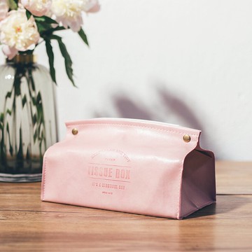 ins北歐風皮革質抽紙盒車載用客廳餐廳衛生間紙巾包車載紙巾套袋