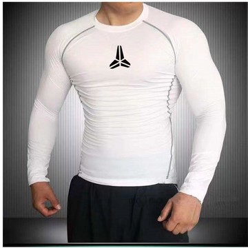 打底運動緊身衣男長袖速乾籃球速乾衣修身型跑步田徑體育生訓練服