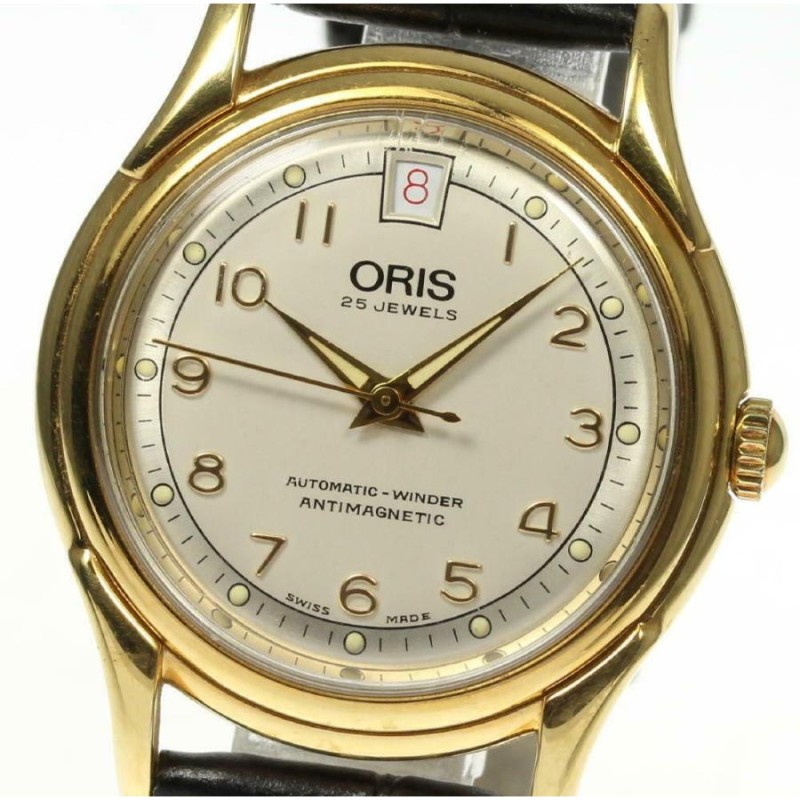 ORIS】オリス 革ベルト 7317 自動巻き メンズ | LINEショッピング