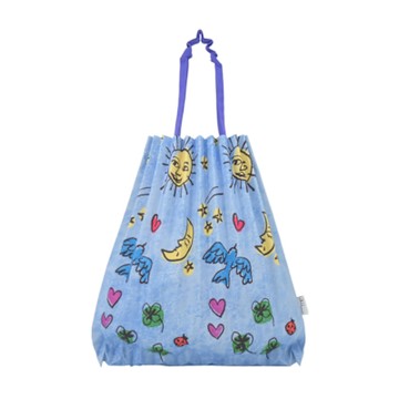 ISSEY MIYAKE 三宅一生 ME 插畫摺疊樹幹包-藍色