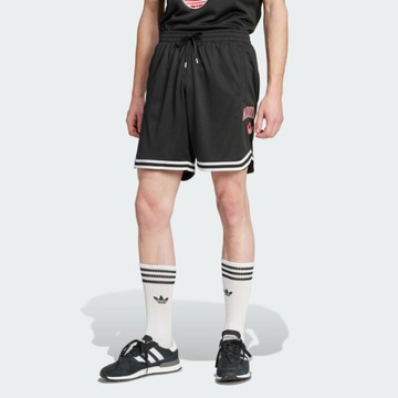 Adidas Ext Q12 Varsity JP1002 男 短褲 運動短褲 休閒短褲 籃球褲 黑 紅 亞版
