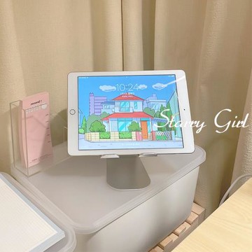 星辰少女可調節平板電腦支架手機支架桌面鋁合金懶人ipad支架懶人