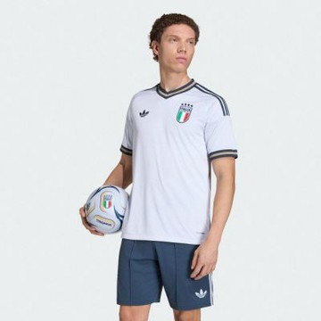 【adidas 愛迪達】 世界盃 義大利 客場球員版短袖球衣 吸濕排汗 男 JL6938