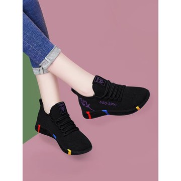 女運動休閑鞋2025新款顯腳小中老年媽媽鞋舒適輕便軟底不累腳女鞋