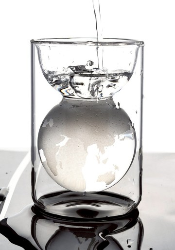 創意新式酒杯雙層玻璃個性時尚時空地球星空杯情侶文藝潮玩