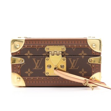 LOUIS VUITTON LV 路易威登 棕色 原花帆布 Coffret Tresor 20 珠寶盒 M47004 【二手名牌BRAND OFF】