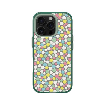iPhone 16 Pro Clear 憂墨綠 - 老屋顏 Old House Face - 馬賽克 - 澡堂