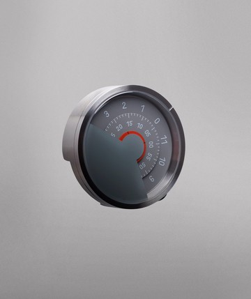 ANICORN Series 000 簡約轉盤機械手錶－純鋼+灰色