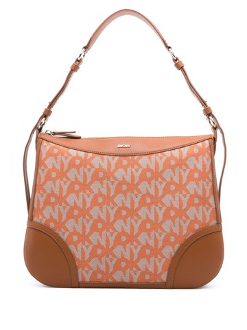 DKNY - medium Gramercy shoulder bag - women - Polyester/Calf Leather - One Size - Neutrals