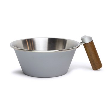 木柄iO碗550ml (冷灰)