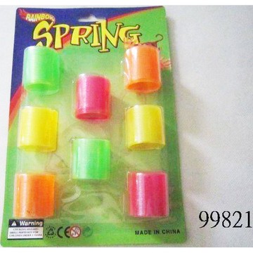 彩虹圈 8個透明妙妙圈 彈簧圈 兒童玩具【小胡玩具(電子發票)】
