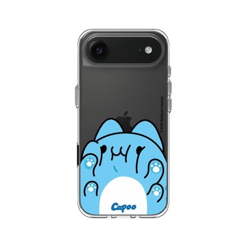 iPhone Air Clear Case（相機按鈕） 透明 - 貓貓蟲咖波 Bugcat Capoo - 咖波好擠