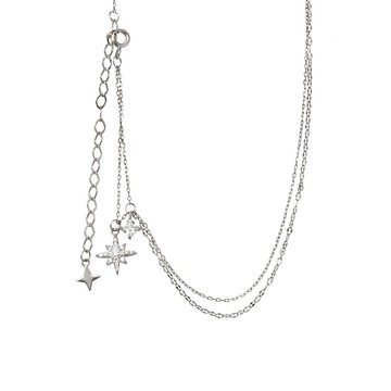 [預購] [純銀] 高雅星宿鎖骨鍊 / Elegant Star Necklace