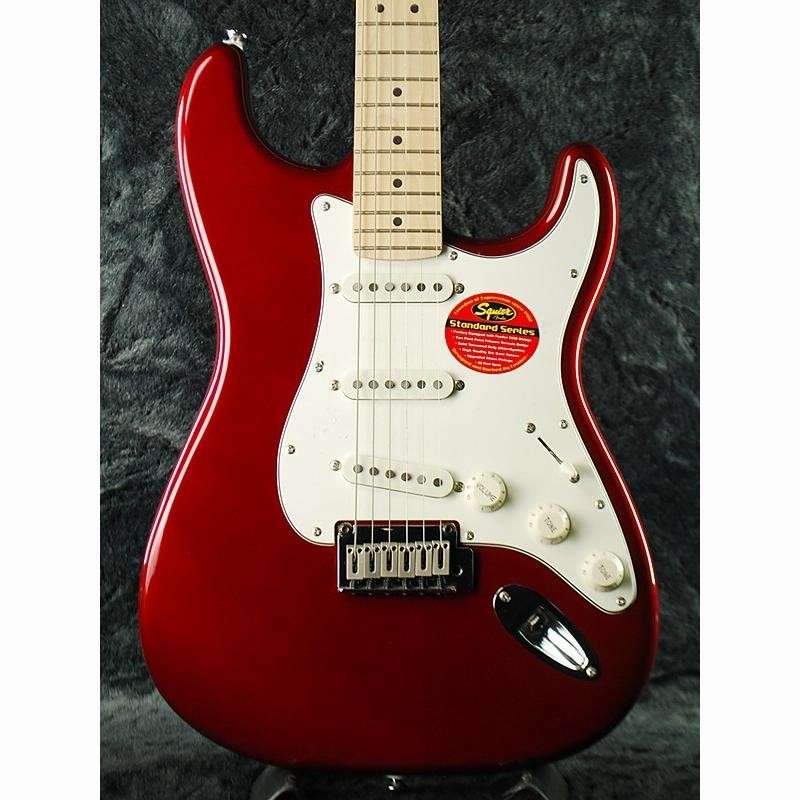 Squier Standard Stratocaster CAR/M キャンディアップルレッド