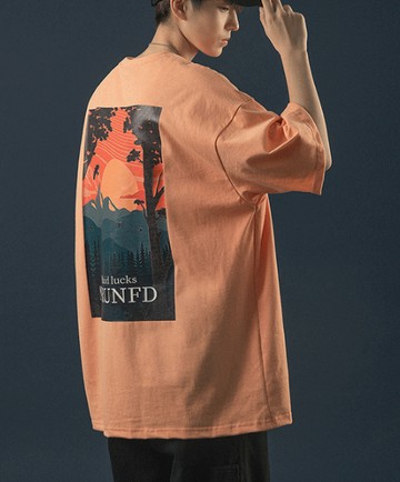 FINDSENSE X  男女 短袖 情侶 新款 寬鬆百搭學生上衣半袖T恤