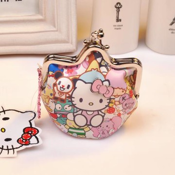 韓版helloKitty零錢包復古可愛卡通硬幣包女凱蒂貓明星款零錢小包