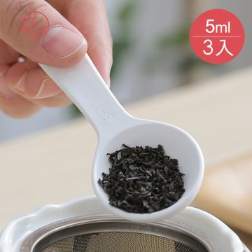 日本霜山 防潮防結塊珪藻土量匙(附刻度)-5ml-3入-多色可選