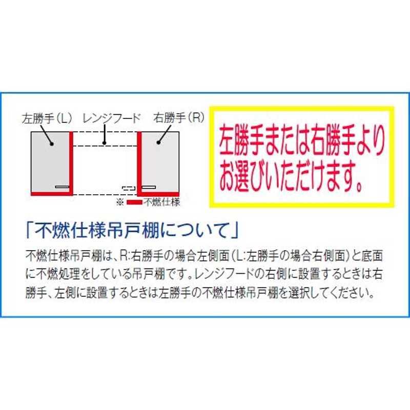 リクシル・サンウェーブ 吊戸棚 GKシリーズ 間口60cm GKF-A-60F 【不燃仕様】 | LINEショッピング