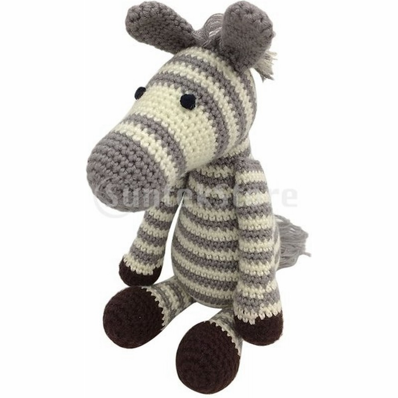 初心者diy編み物動物のぬいぐるみのためのゼブラドールかぎ針編みキット 通販 Lineポイント最大0 5 Get Lineショッピング