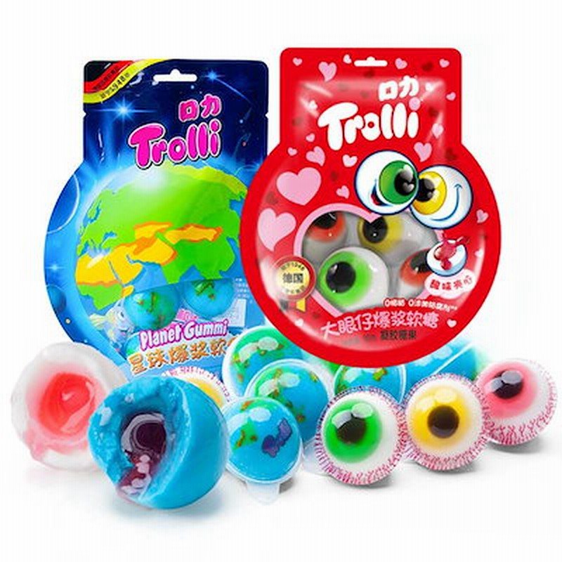 トローリTrolli地球グミ×10袋 モッパン咀嚼音ASMR韓国お菓子 Amazon | Trolli トローリ 地球グミ 正規品 プラネットグミ