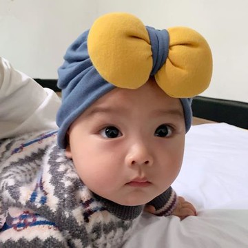 萌遇純棉可愛初生春秋嬰兒帽子