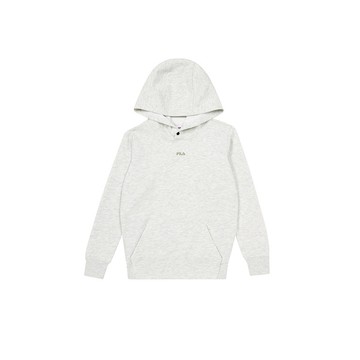 FILA KIDS 童長袖連帽T恤-米麻花 1TEA-4441-IV