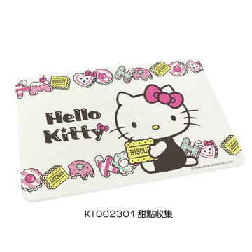 三麗鷗 HelloKitty 硬式珪藻土地墊 60x39x0.9 硅藻土 腳踏墊 防潮 凱蒂貓【5ip8】