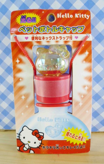 【震撼精品百貨】Hello Kitty 凱蒂貓~HELLO KITTY發亮瓶蓋-紅