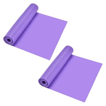 AHOYE 加寬高彈力體塑美背彈力帶/阻力帶/健身帶/拉力帶  200 x 15 x 1cm  紫色  2條