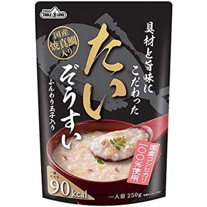 テーブルランド 具材と旨味にこだわった たいぞうすい 250g 12袋