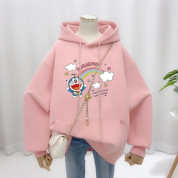 美式oversize連帽衛衣女2025秋冬大碼ins慵懶風加絨加厚情侶外套