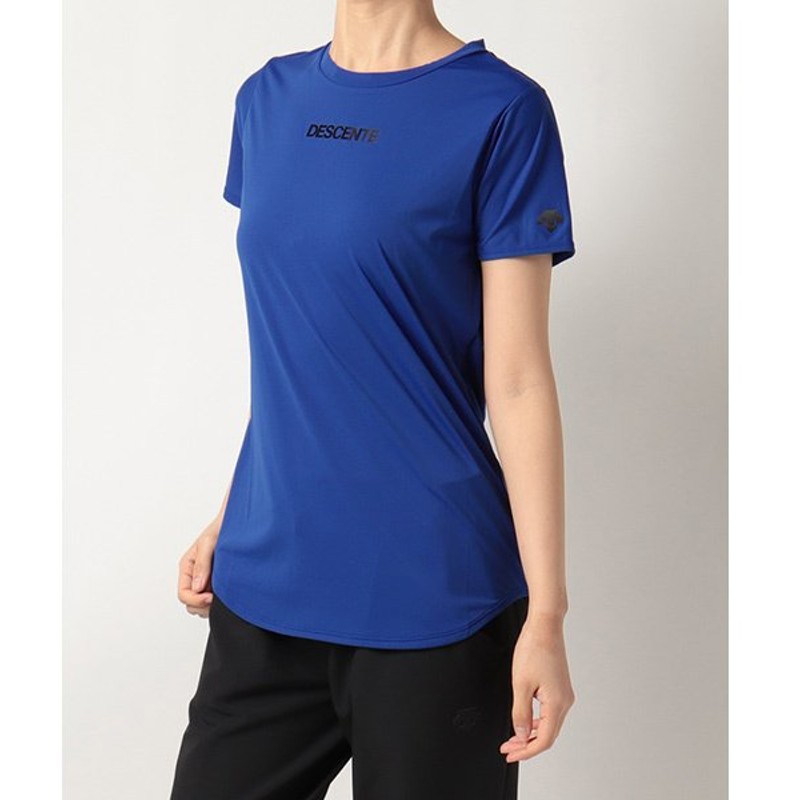 デサント Descente Sunscreenハンソデtシャツ レディース Tシャツ Dmwtja50 Bl 通販 Lineポイント最大0 5 Get Lineショッピング