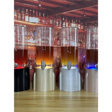 酒吧商用啤酒桶3升不銹鋼龍頭酒炮創意發光扎啤桶網紅可樂桶容器