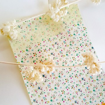 祝福 碎花風 手帳萬花筒貼紙  刀模貼紙