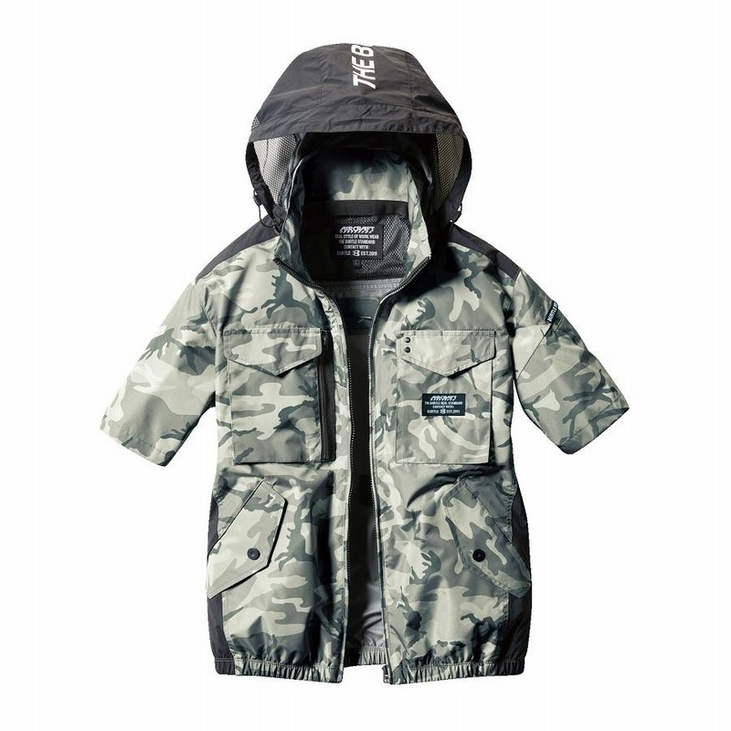 バートルAC1156 半袖空調服 ミルスグリーン M寸 3280円