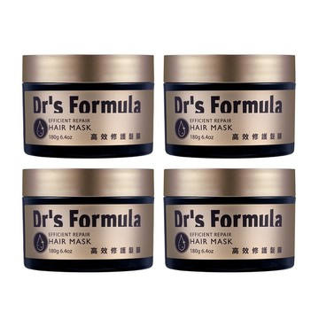 《台塑生醫》Dr’s Formula高效修護髮膜180gx4入