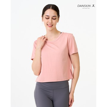 【Danskin】粉紅色短袖休閒上衣 X5WTS101