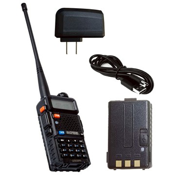 BAOFENG 寶峰 雙頻無線對講機 升級3800mAh 厚電TYPE-C快充/無座充  UV-5R  1台