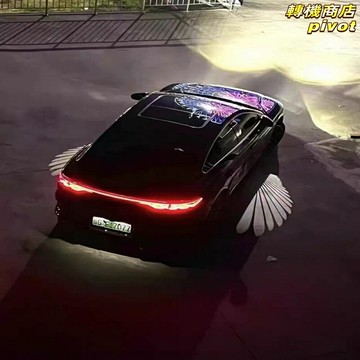 【天使之翼投影】迎賓燈 車門燈 鐳射燈 投影燈 裝飾燈 高清石英片 打孔安裝 不褪色 多圖案可選 汽車氛圍燈 提升格調