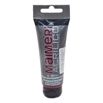 MaIMeRI 美利 壓克力顏料 MA-0916253 永固深紅  1色  75ml