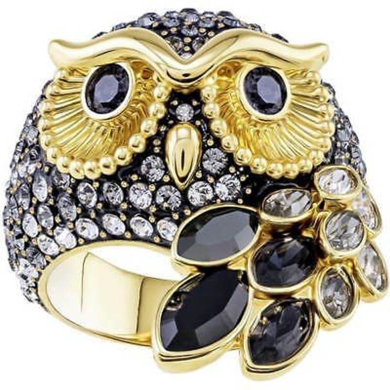 スワロフスキー Swarovski フクロウ MARCH OWL モチーフのあるリング