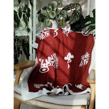 雅贊多功能毯柔軟沙發蓋毯午睡毯空調毯寶寶蓋毯簡約文藝保暖披肩