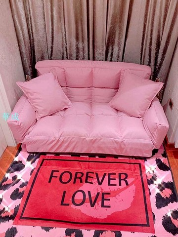 【免運】懶人小沙發 臥室床邊沙發 少女心榻榻米沙發床 小型可愛單人椅 迷你小戶型網紅雙人沙發