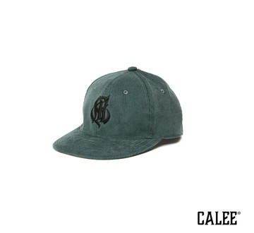 Calee Cal Nt Logo Corduroy Bb Cap古董燈芯絨立體刺繡棒球帽(兩色)
